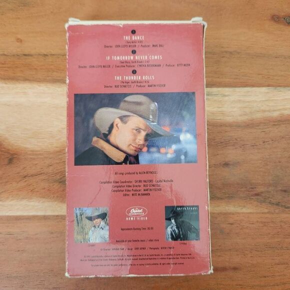 Garth Brooks country VHS music video cassette tape  The Dance 90s Thunder Rolls - Picture 3 of 6